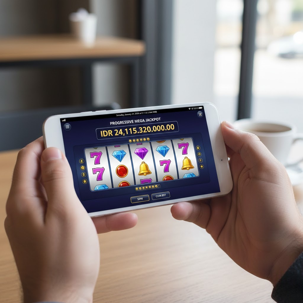 Slot online dengan jackpot progresif di smartphone modern